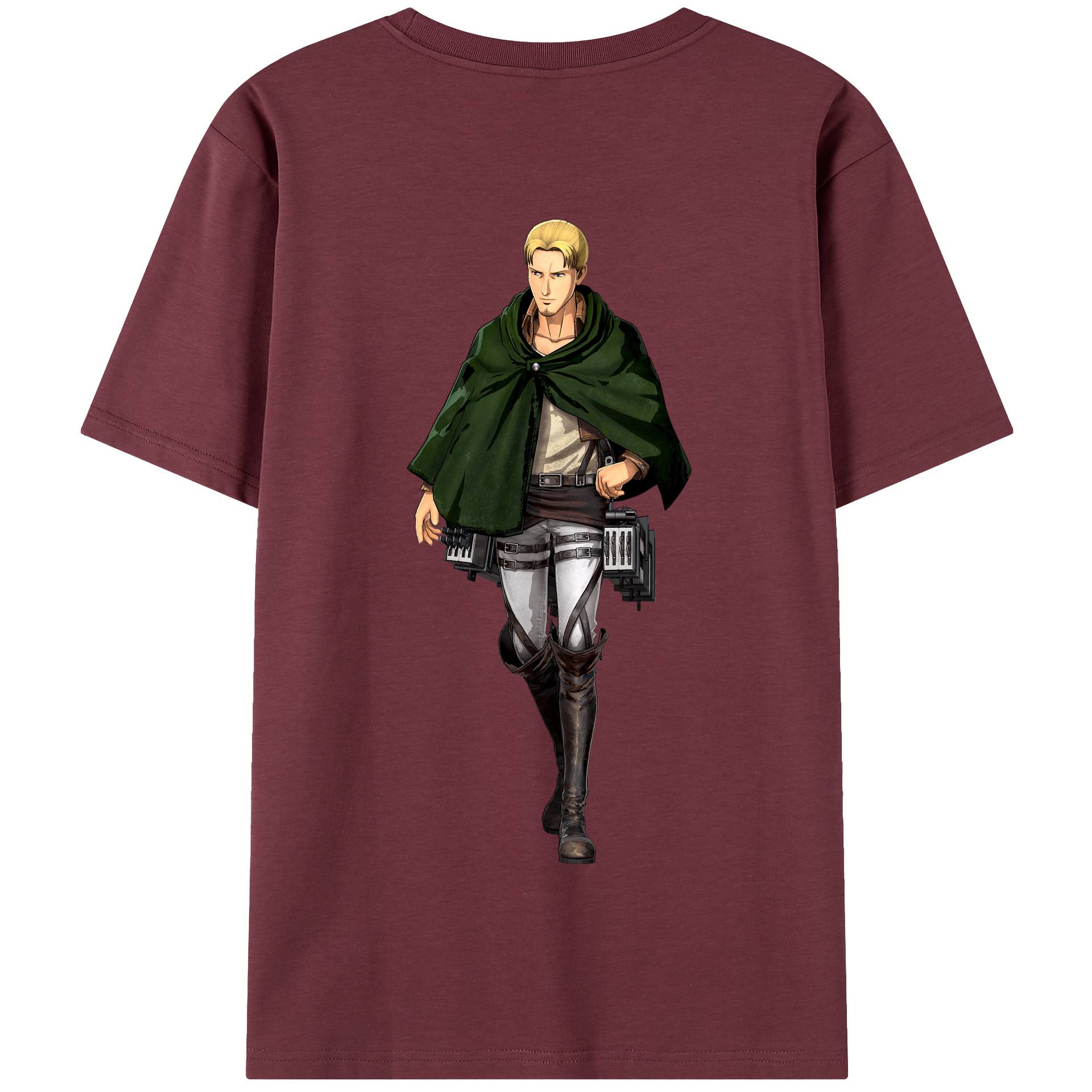 （画像用） 進撃の巨人 Attack on Titan 綿100％半袖Tシャツ（背面プリント）
